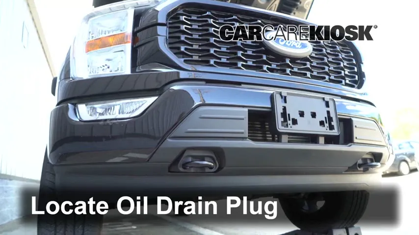 2021 Ford F-150 XLT 2.7L V6 Turbo Crew Cab Pickup Huile Changer l'huile et le filtre à huile